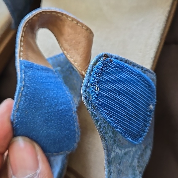 Dansko Blue Clog Strap Sandals Summer Casual Comfort Shoes - Picture 8 of 11